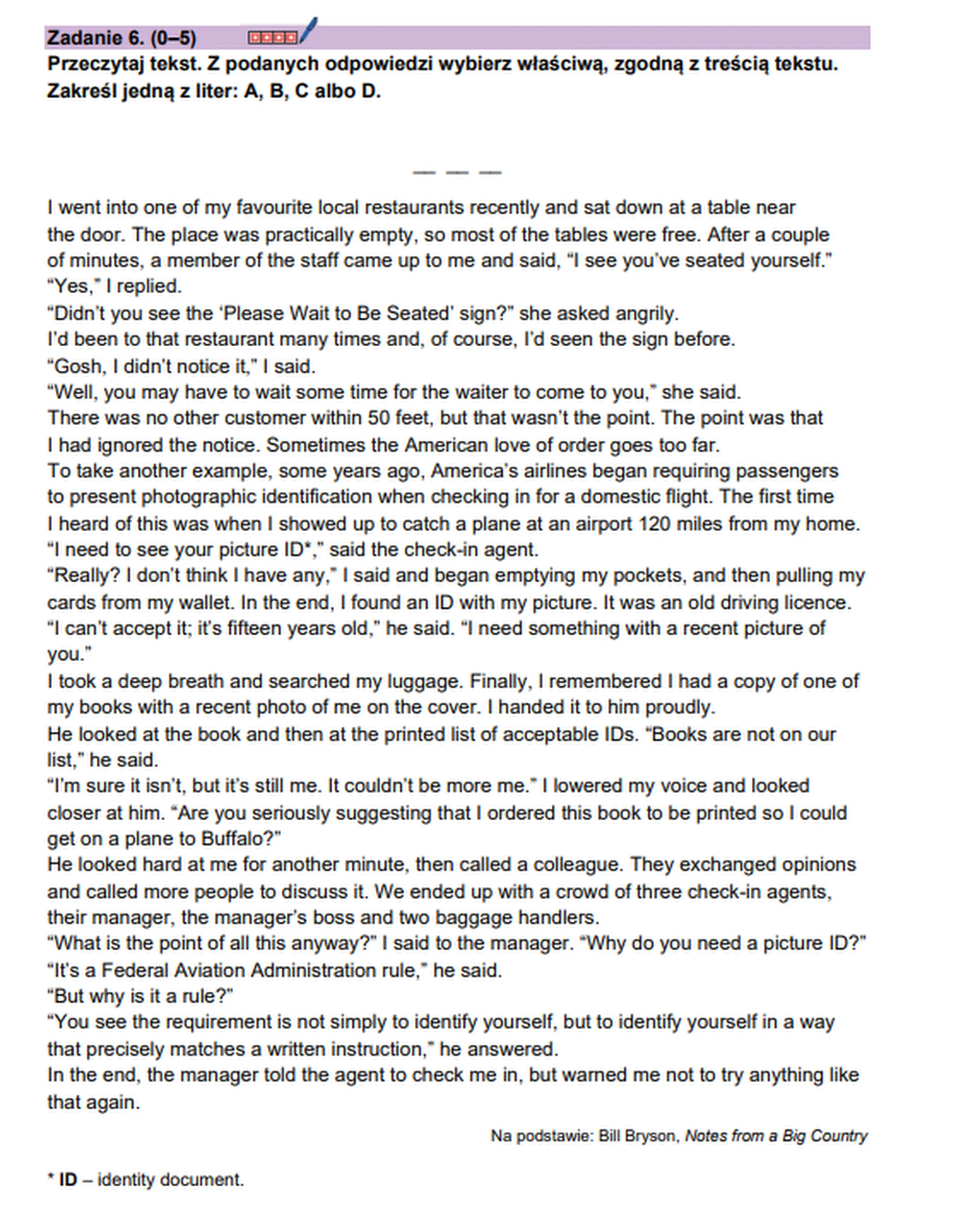 Matura maj 2024. Język angielski, poziom podstawowy – strona 11