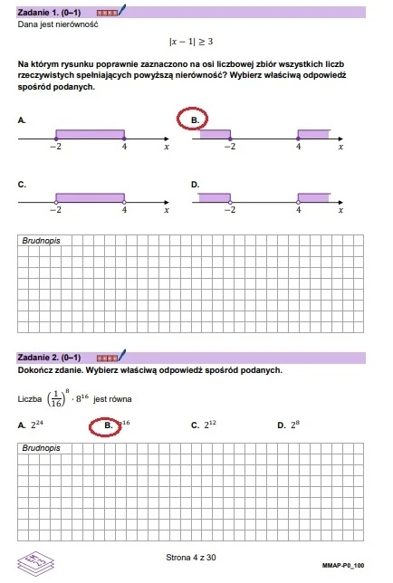 Matura maj 2024. Matematyka, poziom podstawowy – strona 4