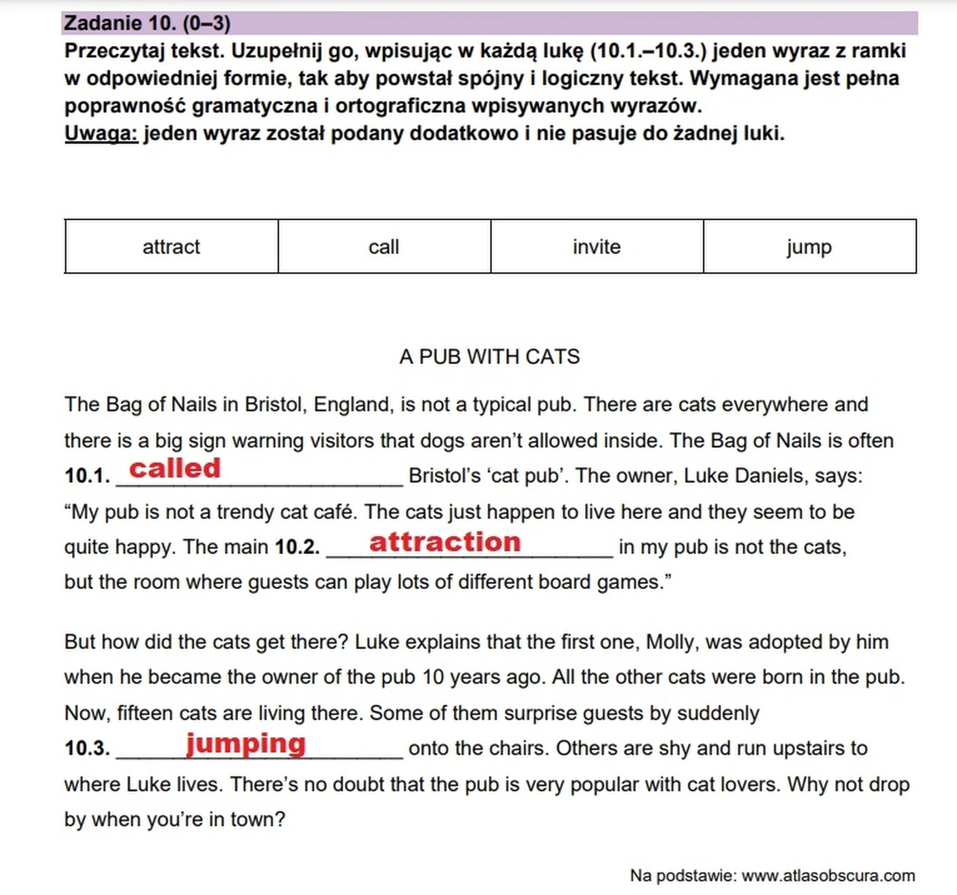 Matura maj 2024. Język angielski, poziom podstawowy – strona 16