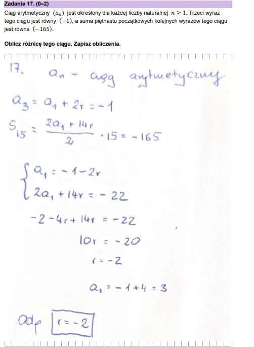 Matura maj 2024. Matematyka, poziom podstawowy – strona 17