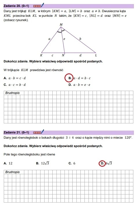 Matura maj 2024. Matematyka, poziom podstawowy – strona 19