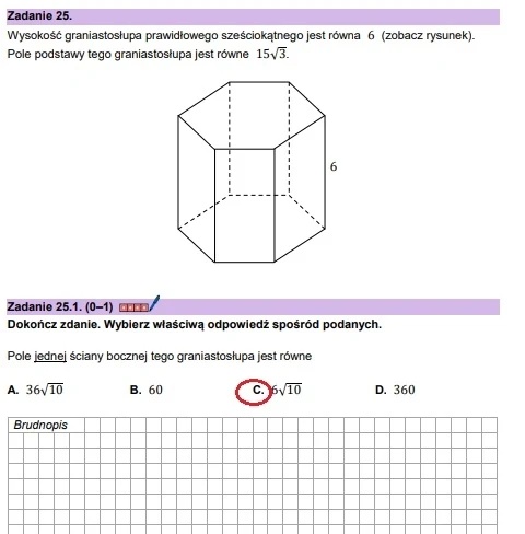 Matura maj 2024. Matematyka, poziom podstawowy – strona 22