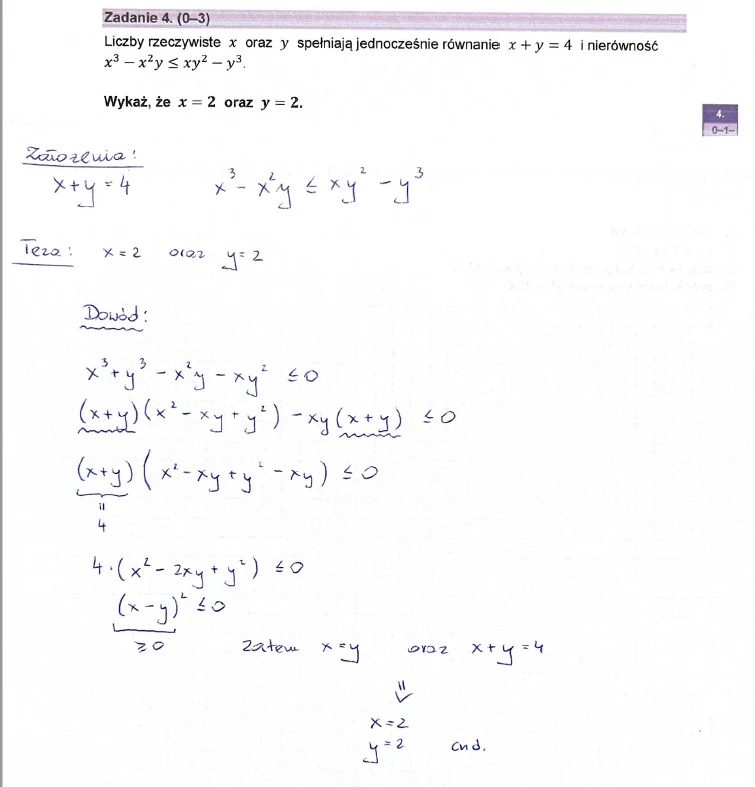 Matura maj 2023. Matematyka, poziom rozszerzony – strona 7