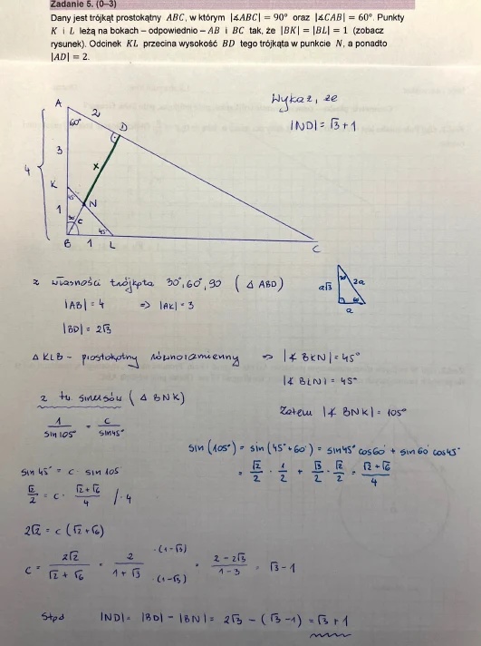 Matura maj 2023. Matematyka, poziom rozszerzony – strona 8
