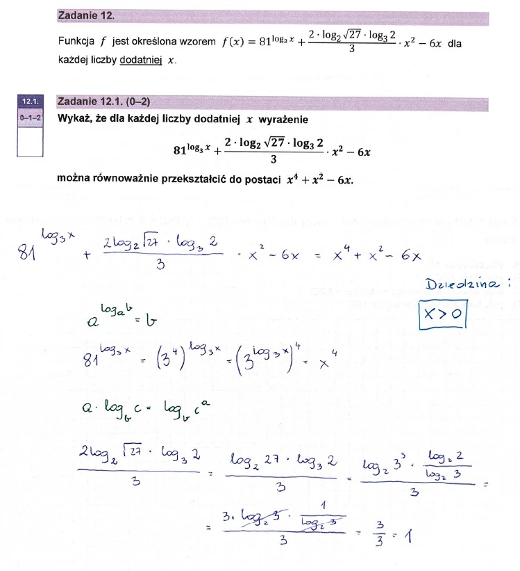 Matura maj 2023. Matematyka, poziom rozszerzony – strona 20