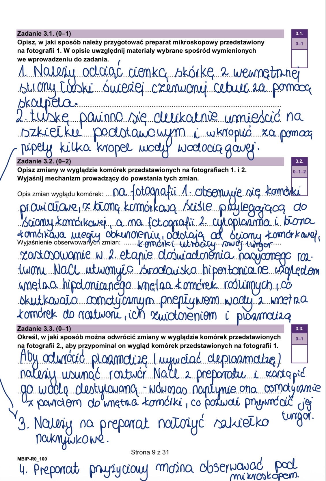 Matura styczeń 2026. Biologia, poziom rozszerzony – strona 9