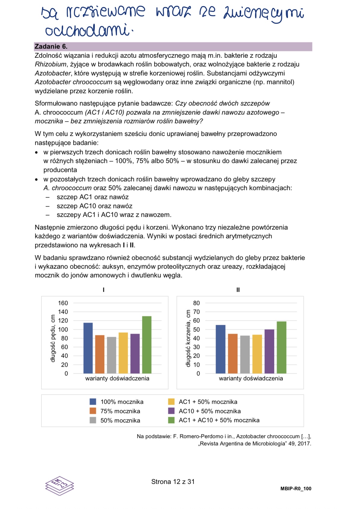Matura styczeń 2026. Biologia, poziom rozszerzony – strona 12