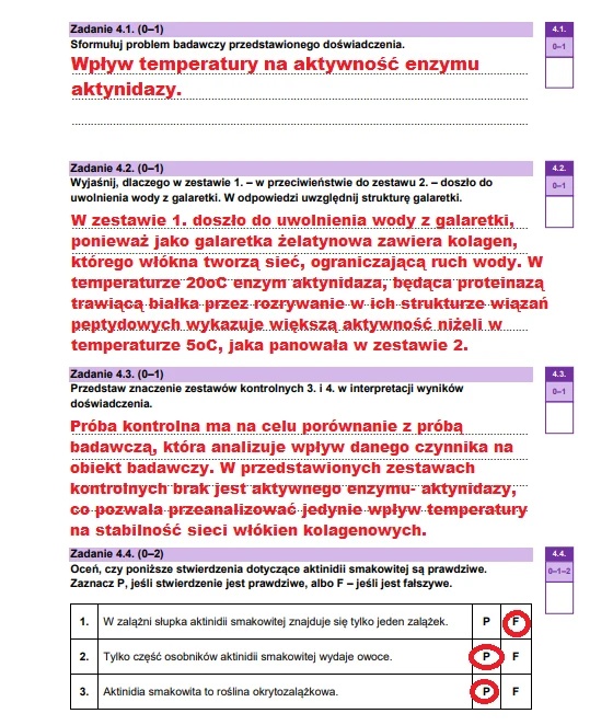 Matura maj 2025. Biologia, poziom rozszerzony – strona 7