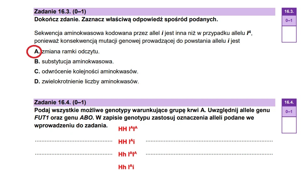 Matura maj 2025. Biologia, poziom rozszerzony – strona 25