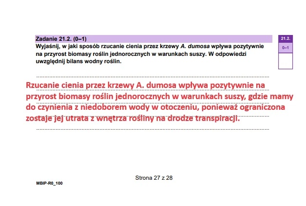 Matura maj 2024. Biologia, poziom rozszerzony – strona 27