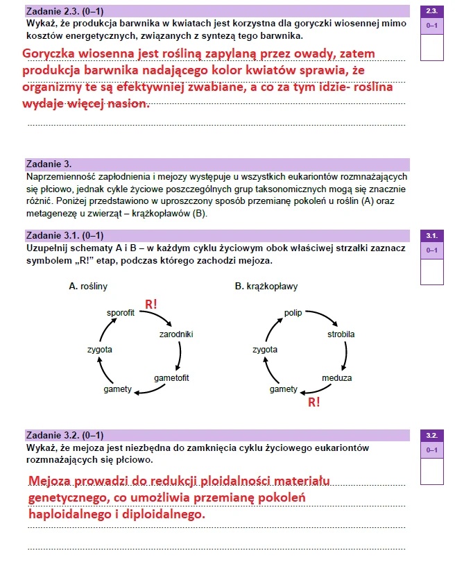 Matura maj 2023. Biologia, poziom rozszerzony – strona 7