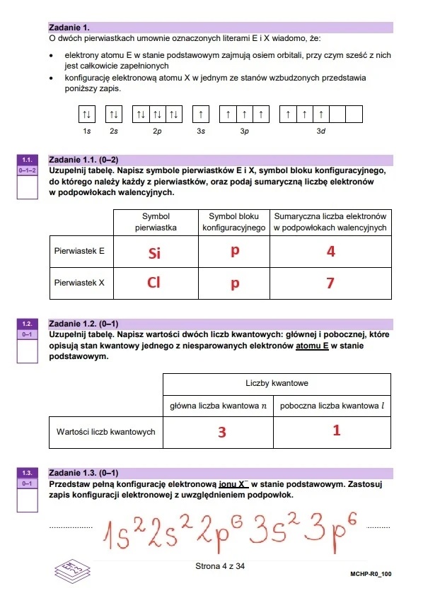 Matura maj 2025. Chemia, poziom rozszerzony – strona 4