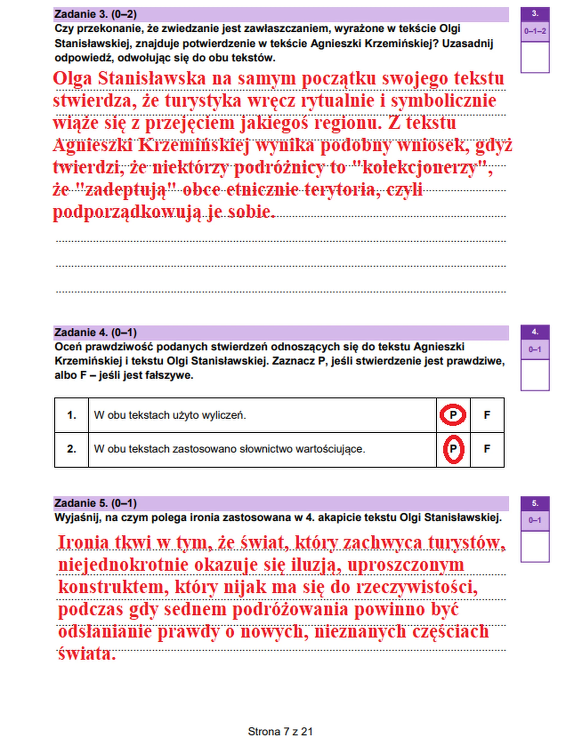 Matura maj 2023. Język polski, poziom podstawowy – strona 7