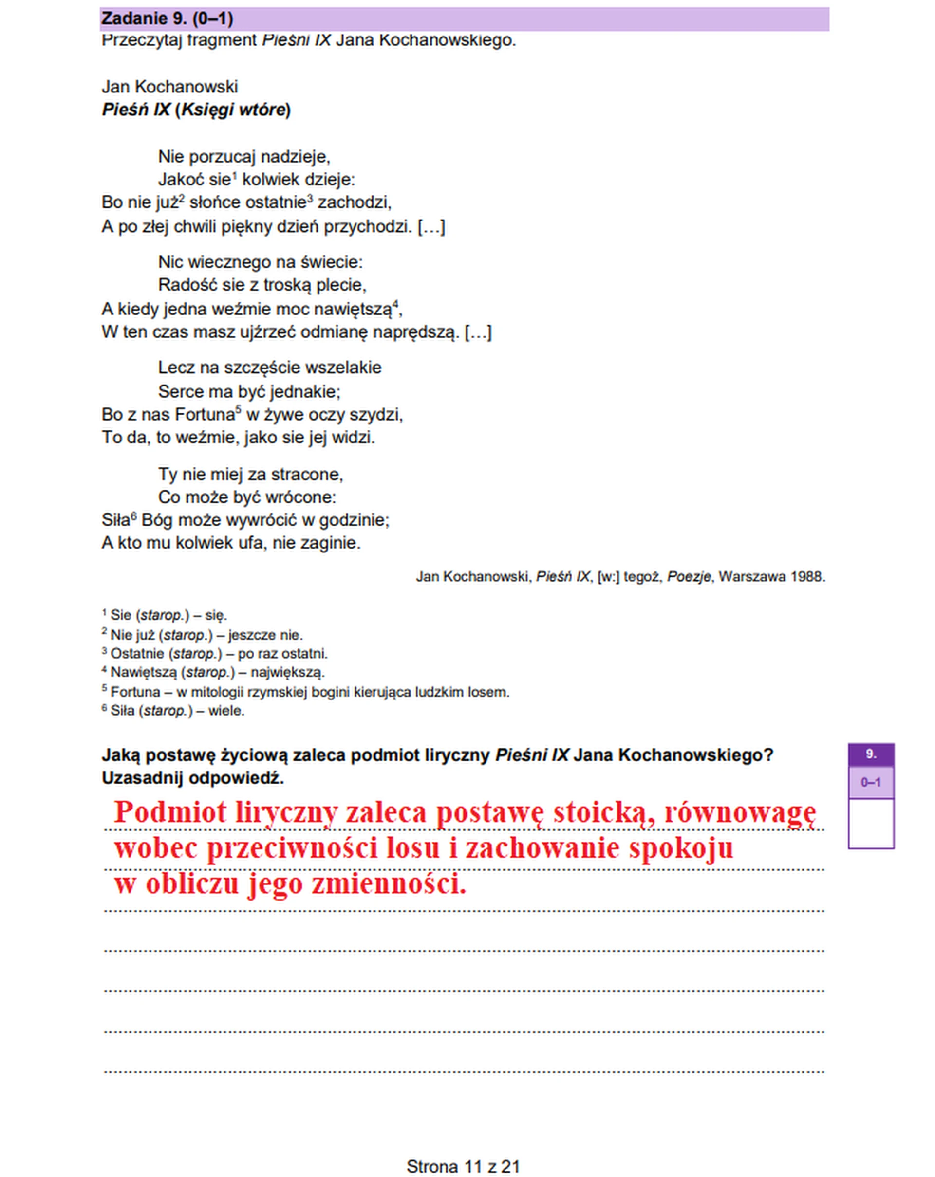 Matura maj 2023. Język polski, poziom podstawowy – strona 11