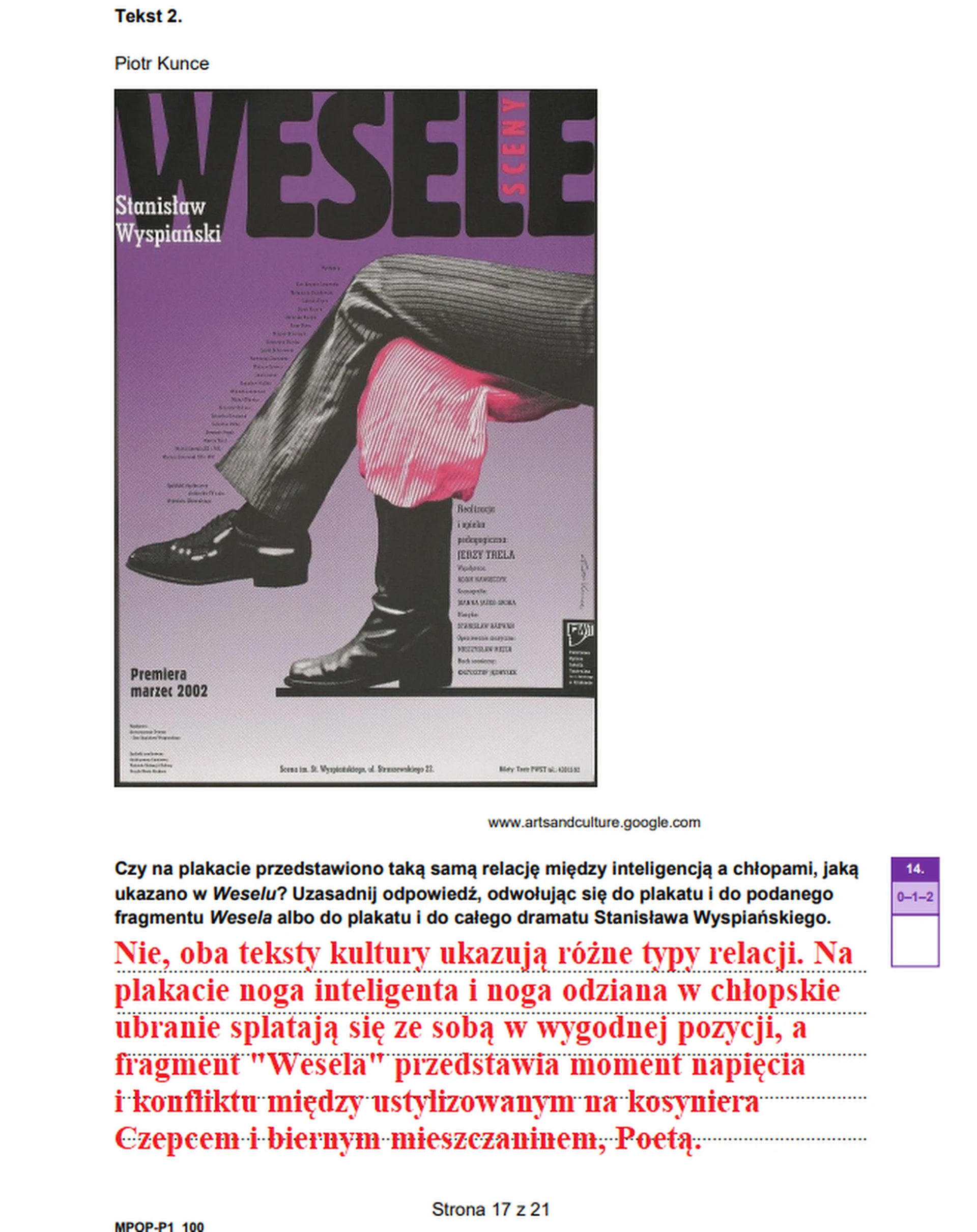 Matura maj 2023. Język polski, poziom podstawowy – strona 17