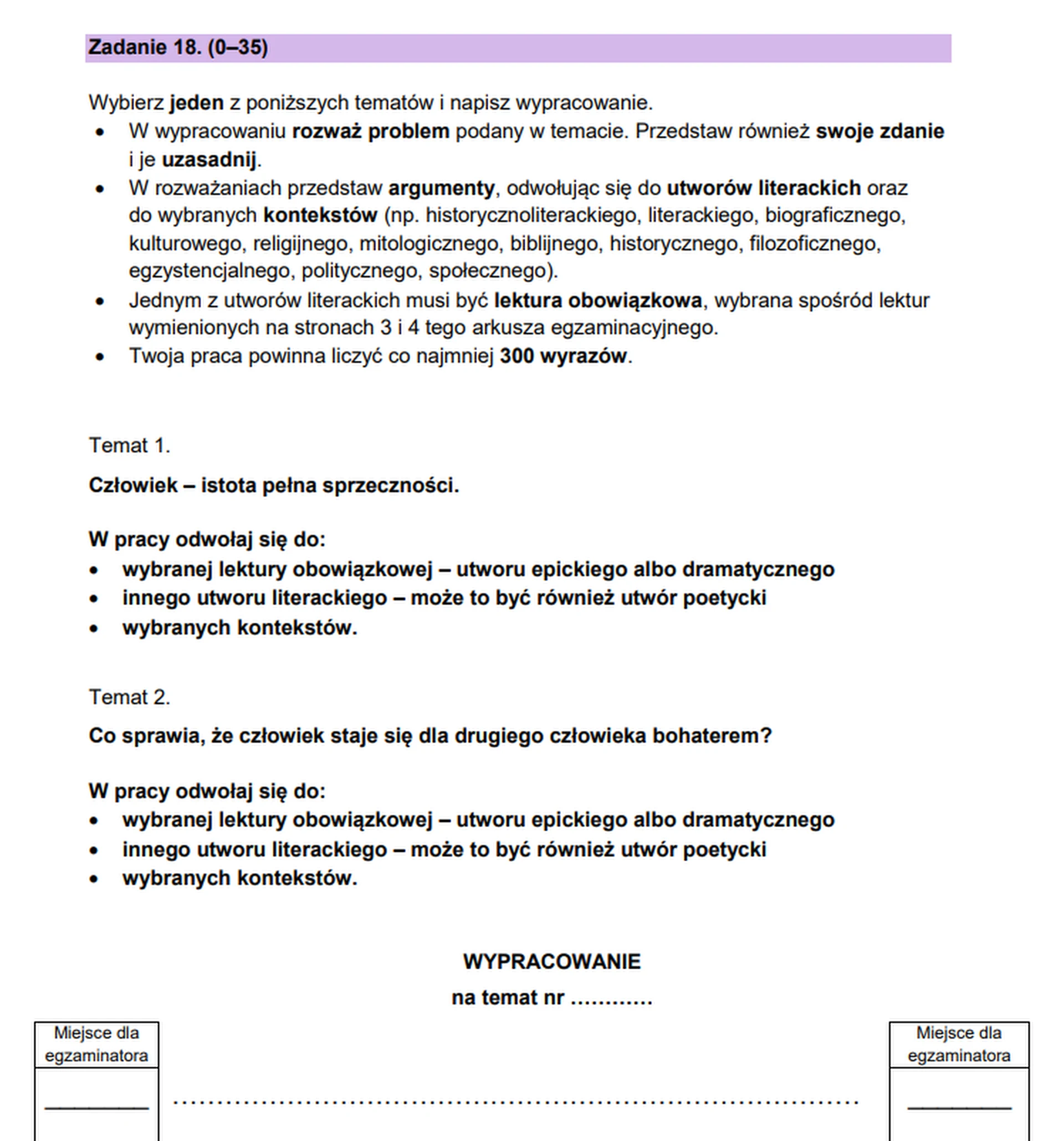Matura maj 2023. Język polski, poziom podstawowy – strona 21