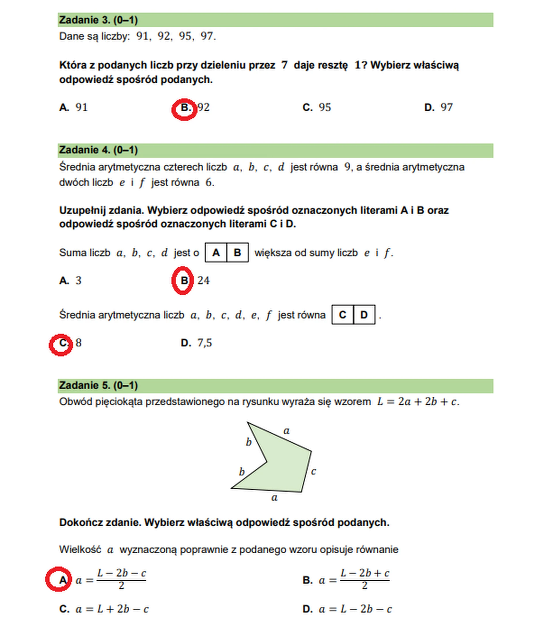 Egzamin ósmoklasisty 2025. Matematyka – strona 4