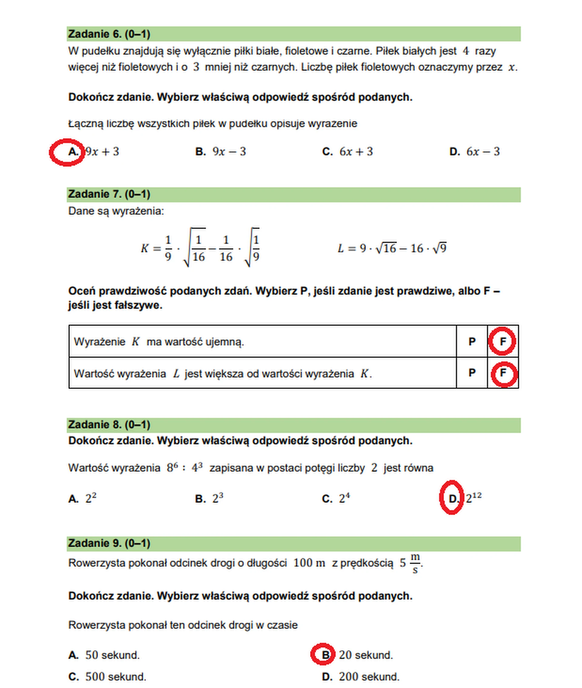 Egzamin ósmoklasisty 2025. Matematyka – strona 5