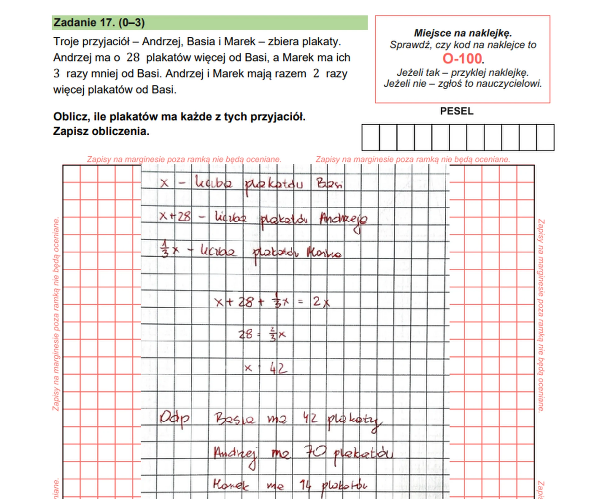 Egzamin ósmoklasisty 2025. Matematyka – strona 11