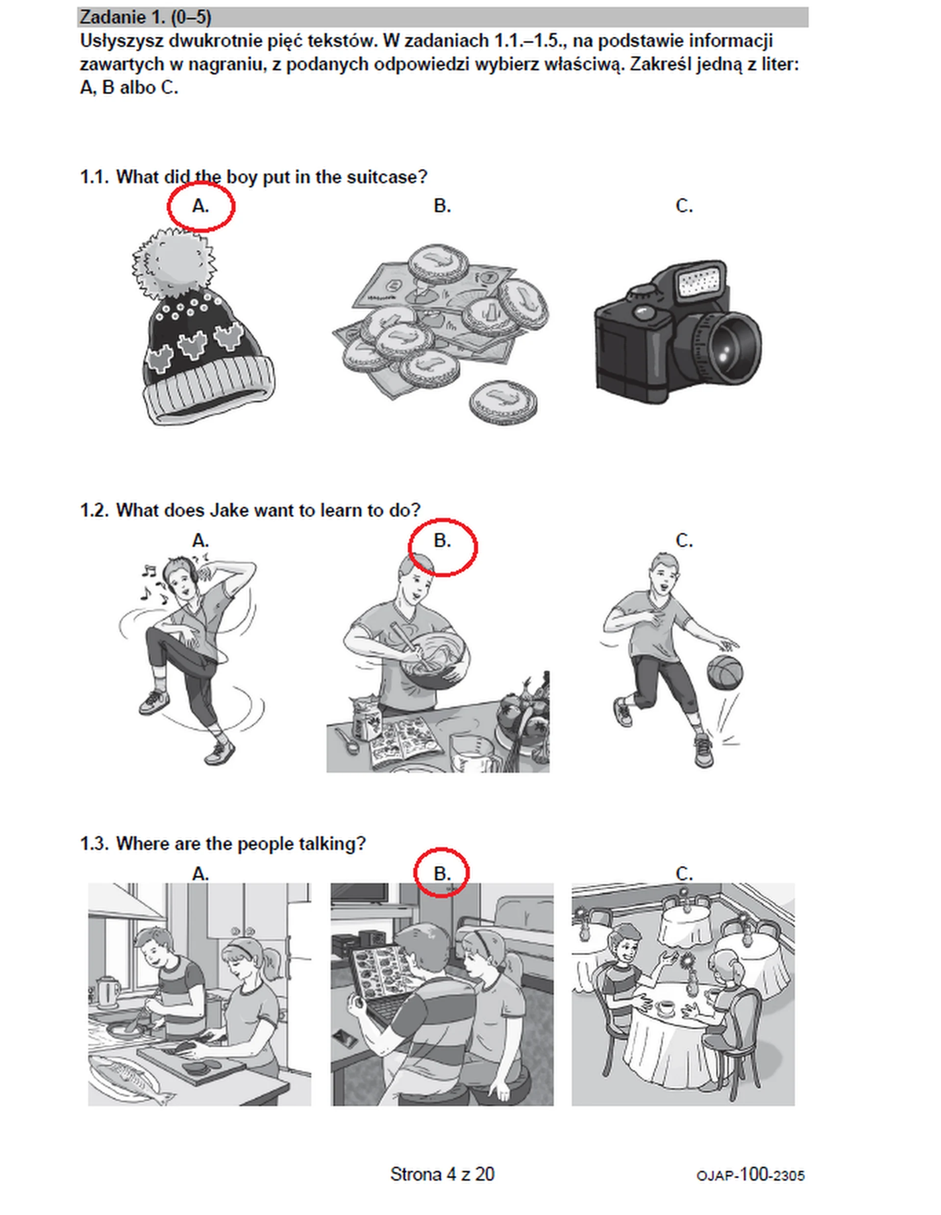 Egzamin ósmoklasisty 2023. Język angielski – strona 2