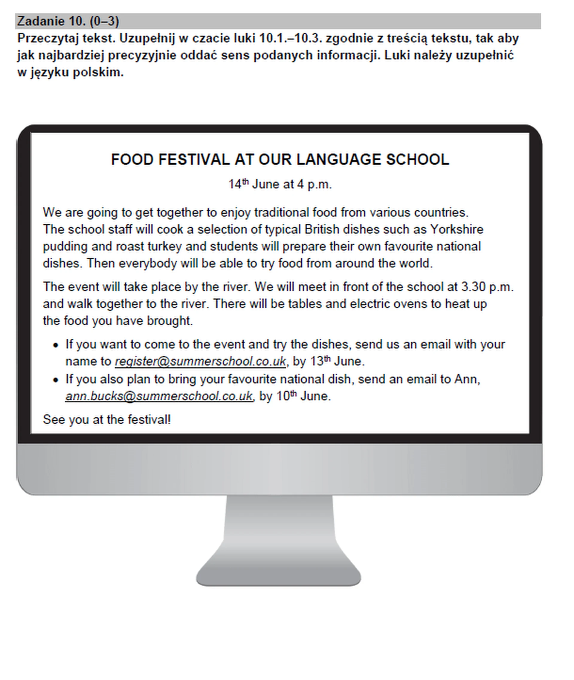 Egzamin ósmoklasisty 2023. Język angielski – strona 13