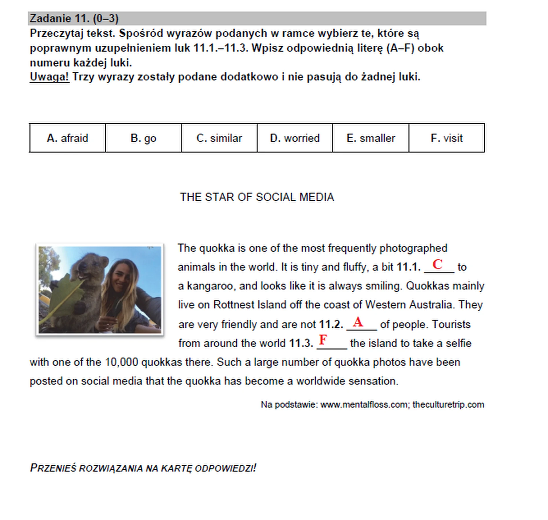 Egzamin ósmoklasisty 2023. Język angielski – strona 15