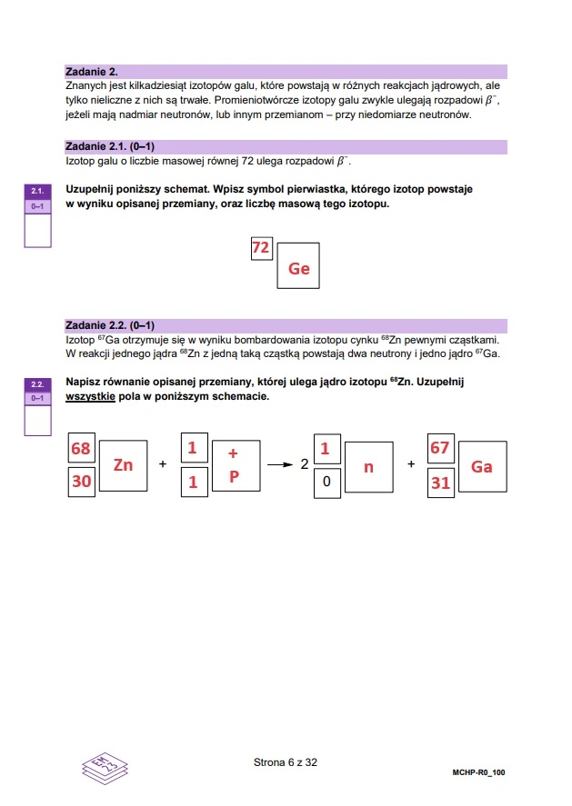 Matura maj 2024. Chemia, poziom rozszerzony – strona 6