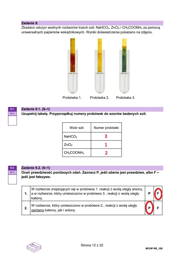 Matura maj 2024. Chemia, poziom rozszerzony – strona 12