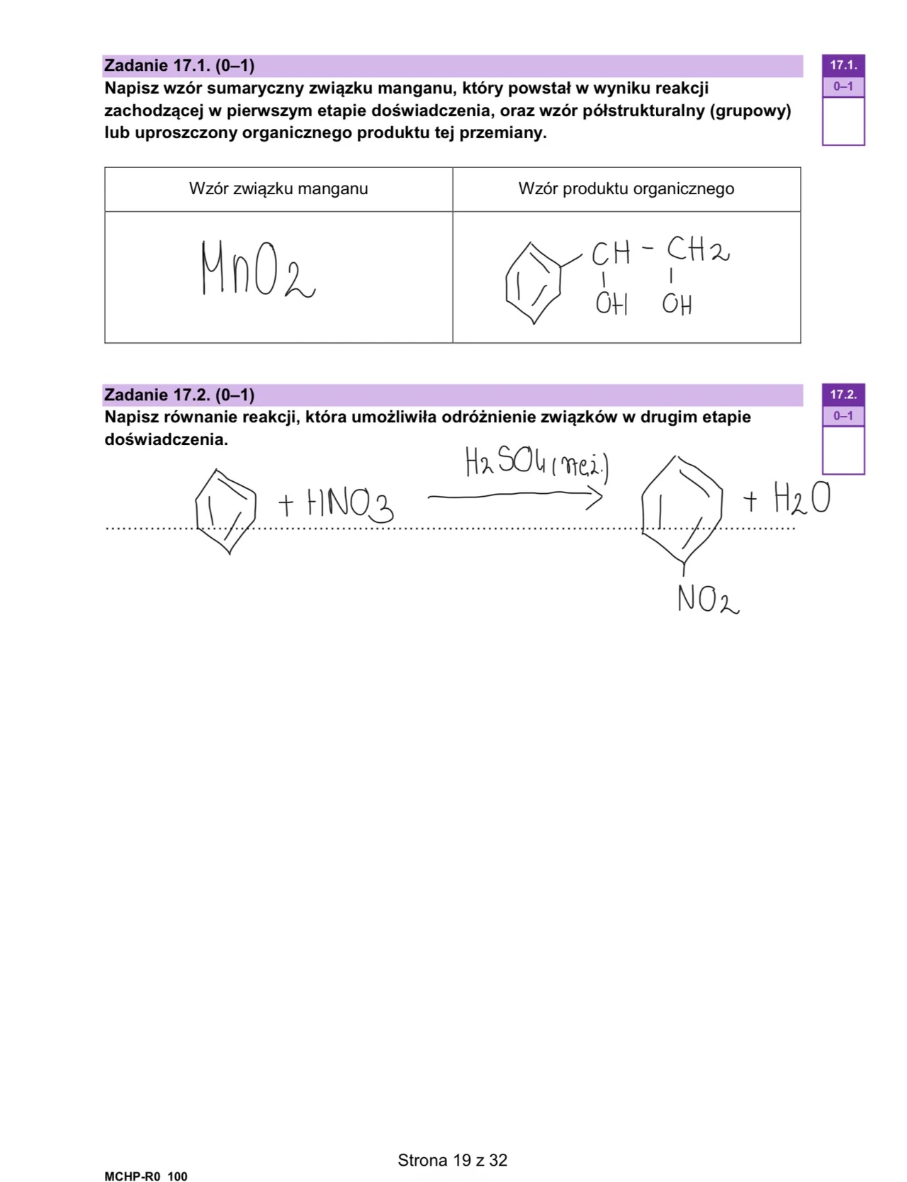 Matura maj 2024. Chemia, poziom rozszerzony – strona 19