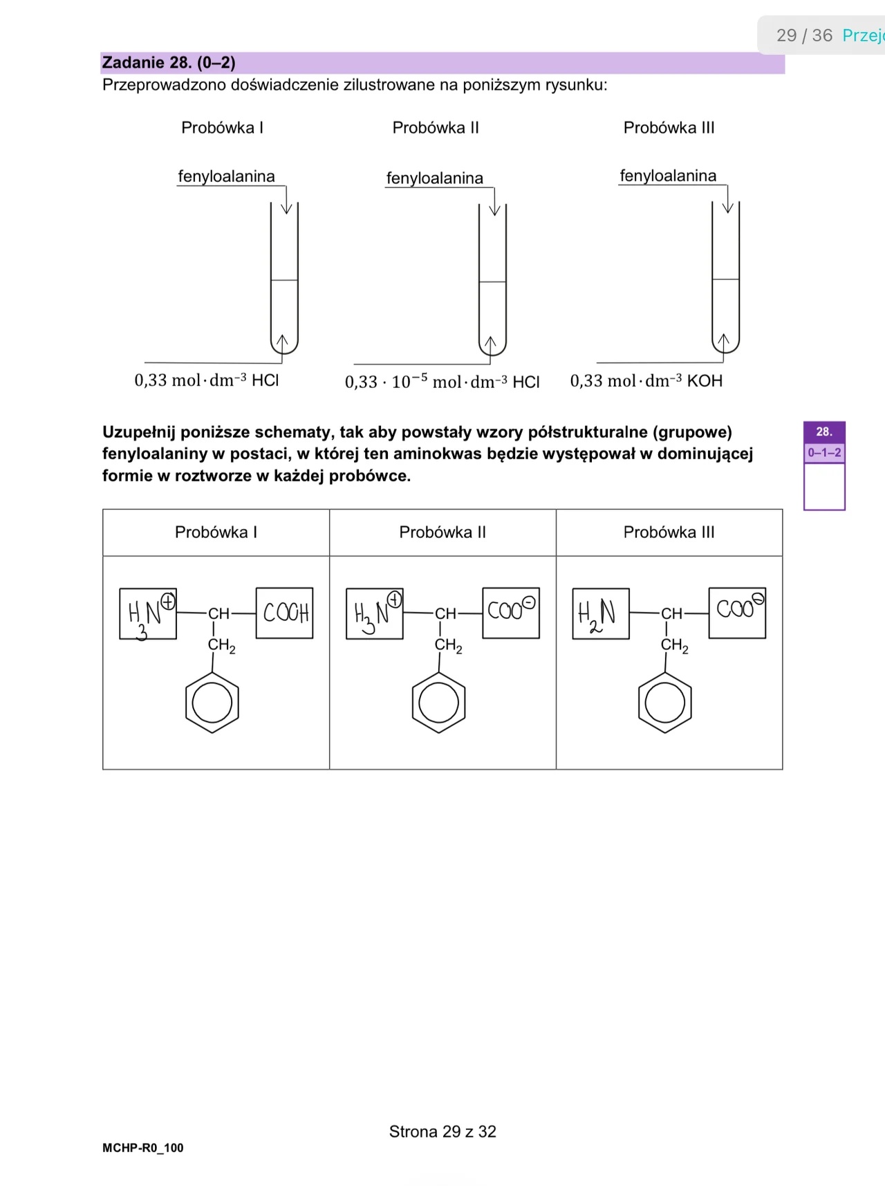 Matura maj 2024. Chemia, poziom rozszerzony – strona 29