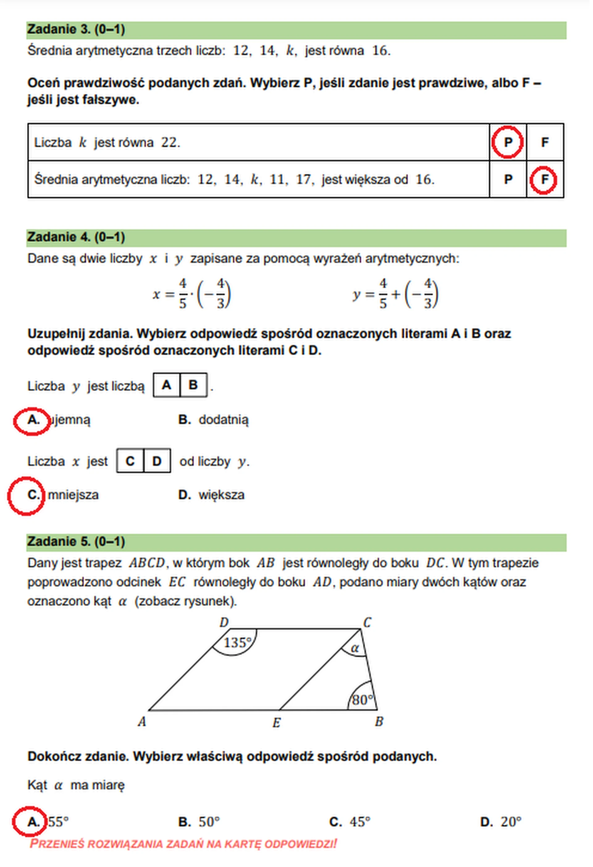 Egzamin ósmoklasisty 2024. Matematyka – strona 4