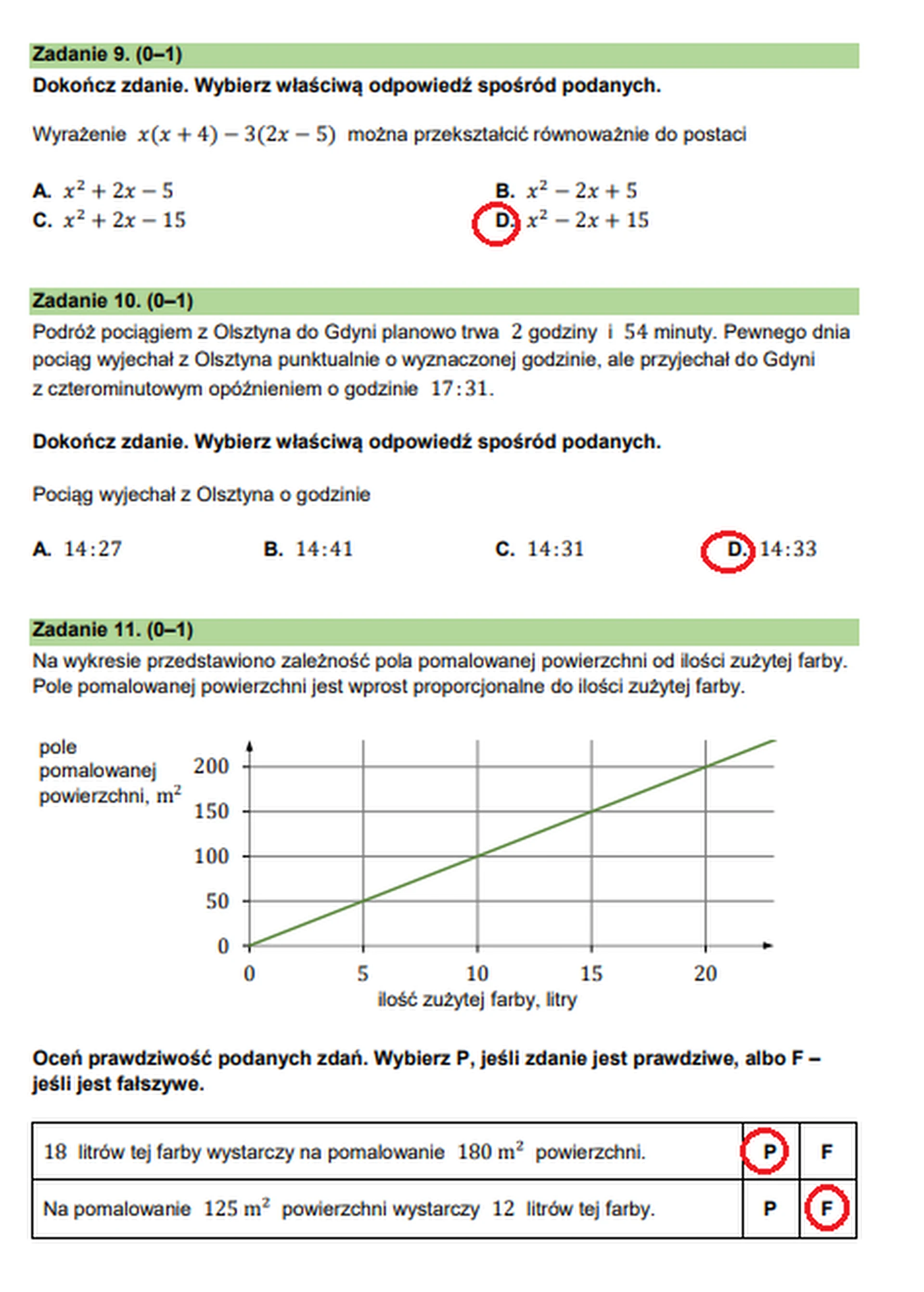 Egzamin ósmoklasisty 2024. Matematyka – strona 6