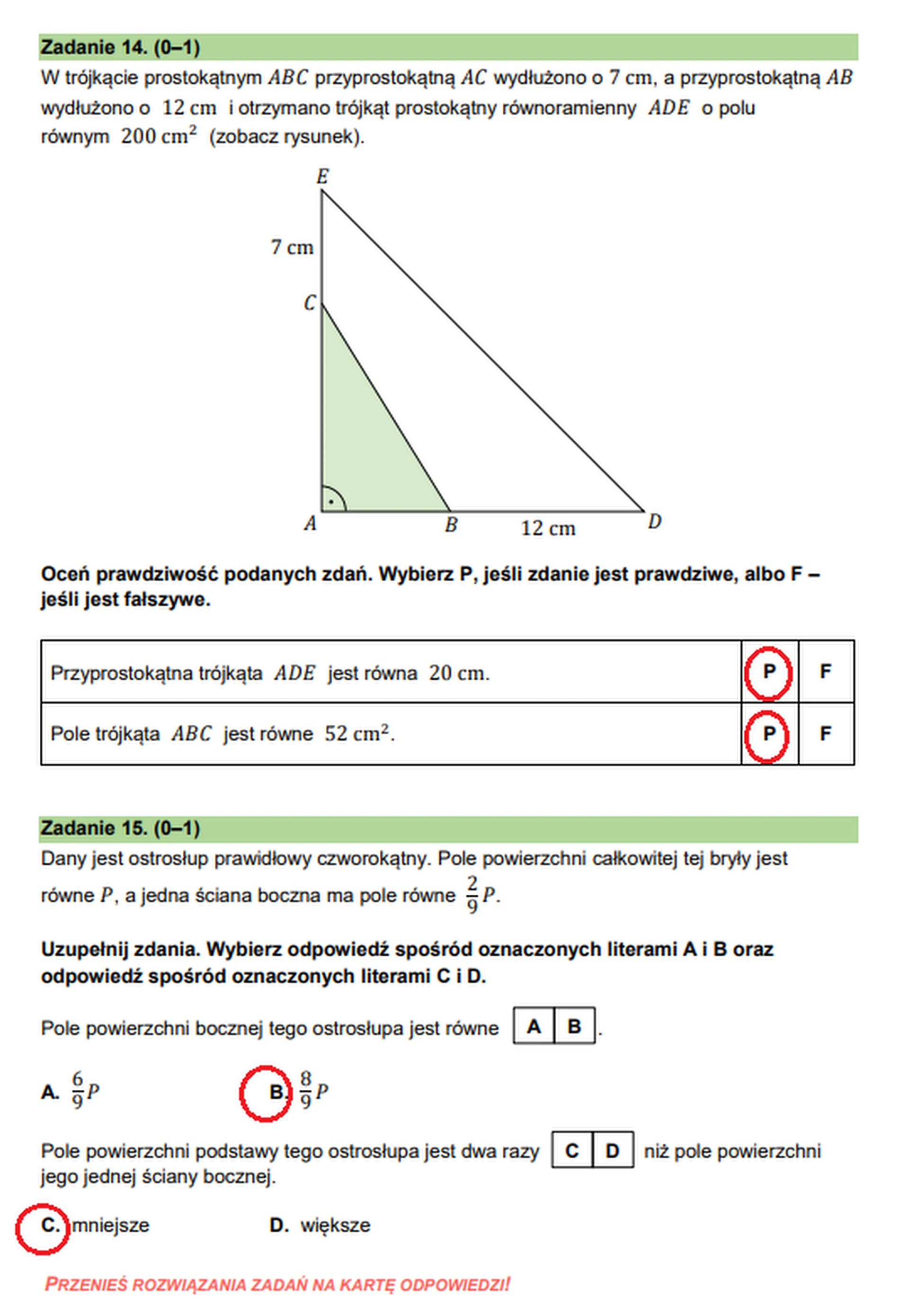 Egzamin ósmoklasisty 2024. Matematyka – strona 8