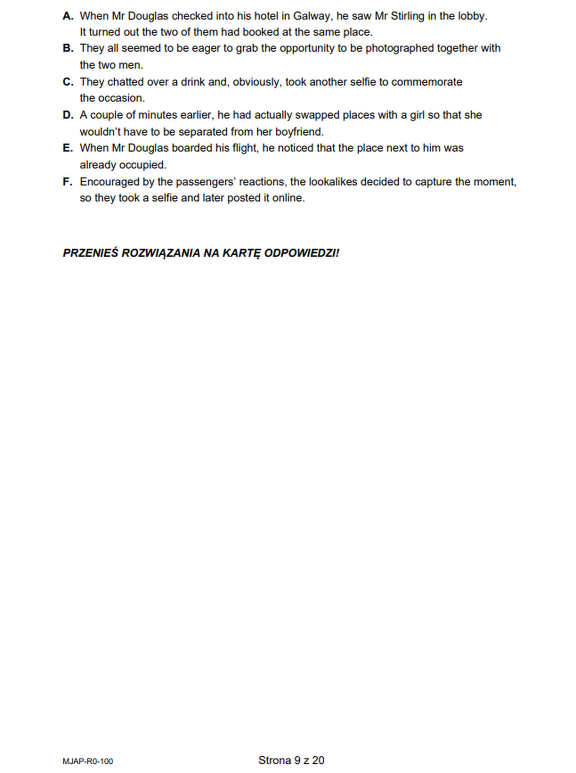 Matura maj 2023. Język angielski, poziom rozszerzony – strona 7