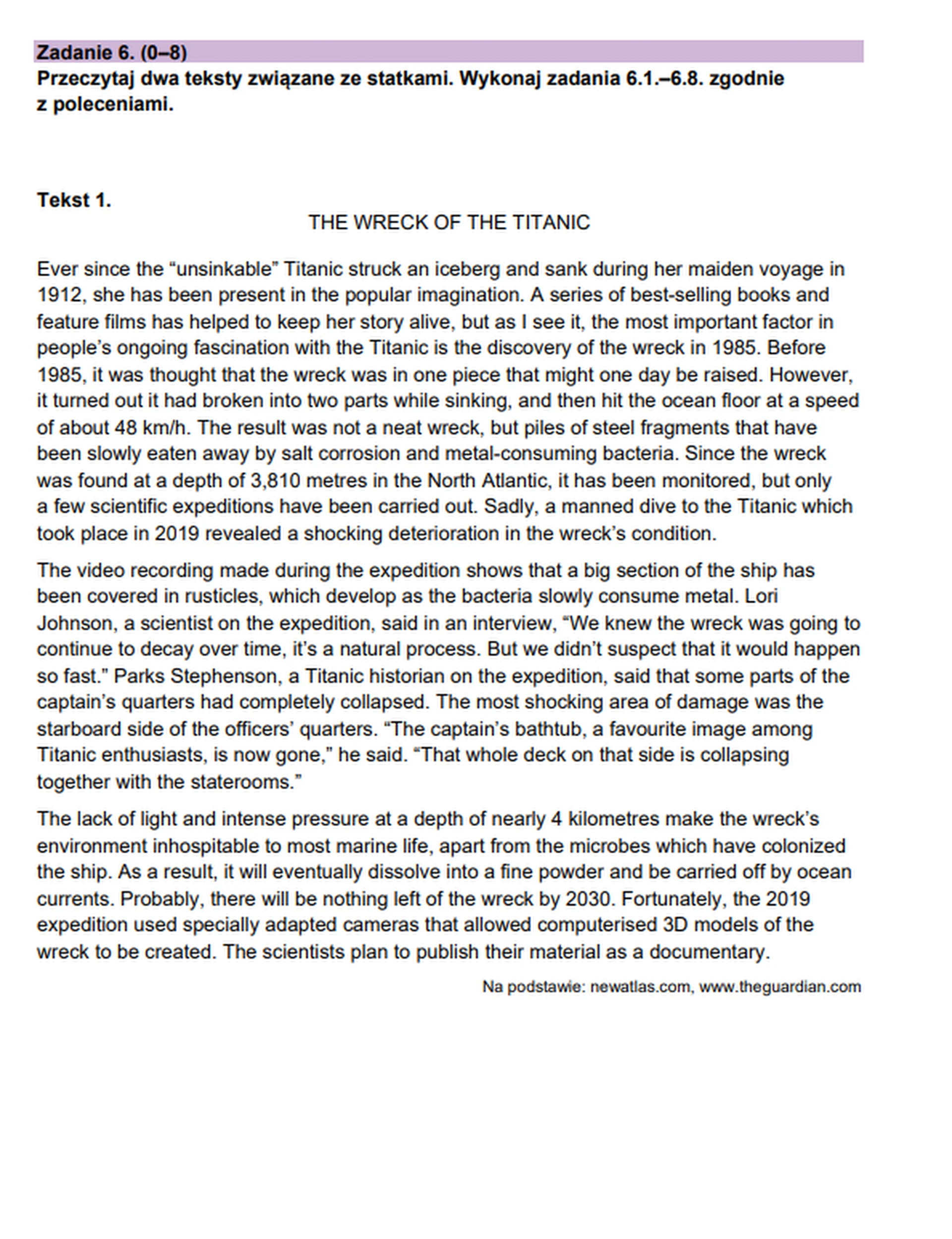 Matura maj 2023. Język angielski, poziom rozszerzony – strona 8