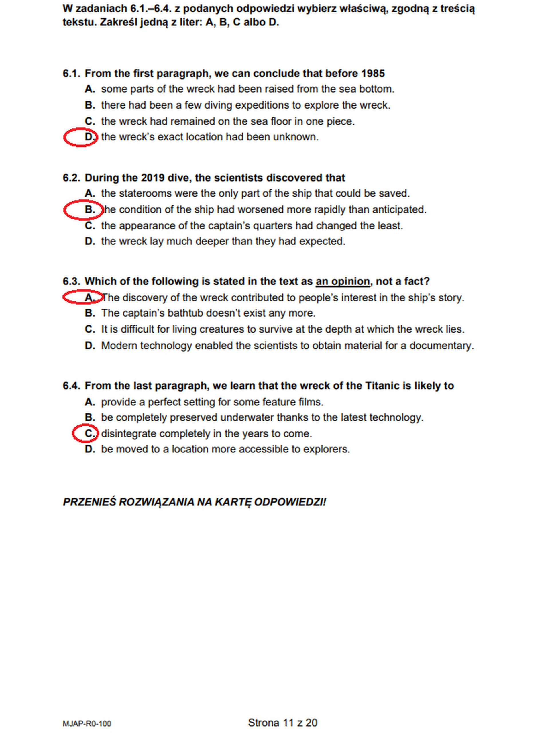 Matura maj 2023. Język angielski, poziom rozszerzony – strona 9