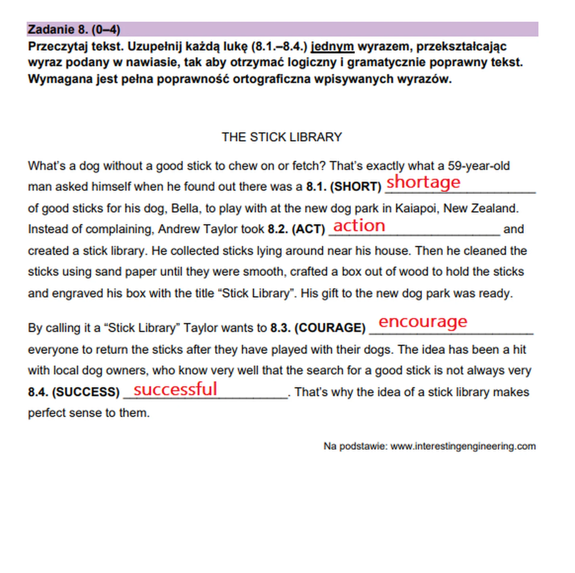 Matura maj 2023. Język angielski, poziom rozszerzony – strona 13