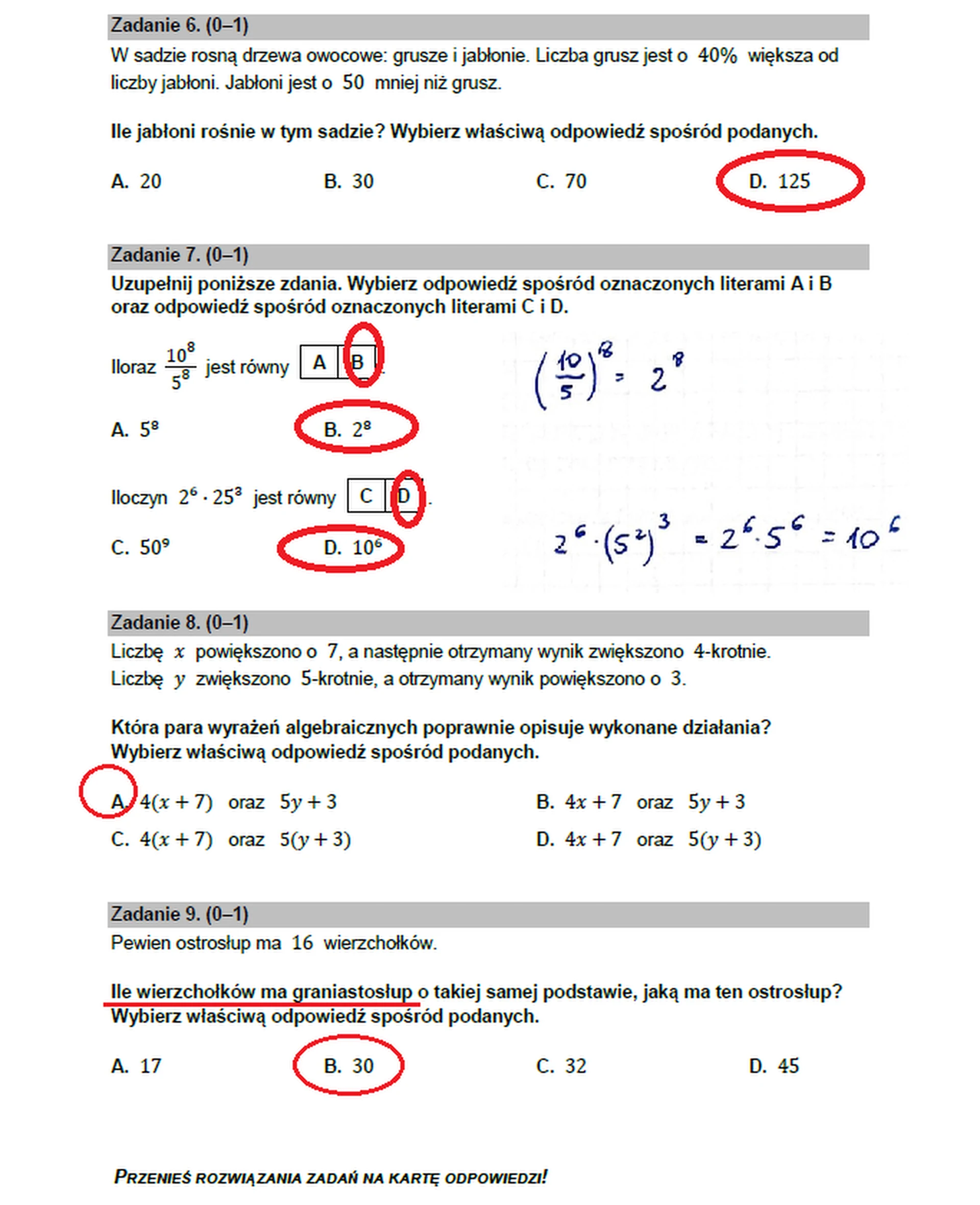 Egzamin ósmoklasisty 2023. Matematyka – strona 4