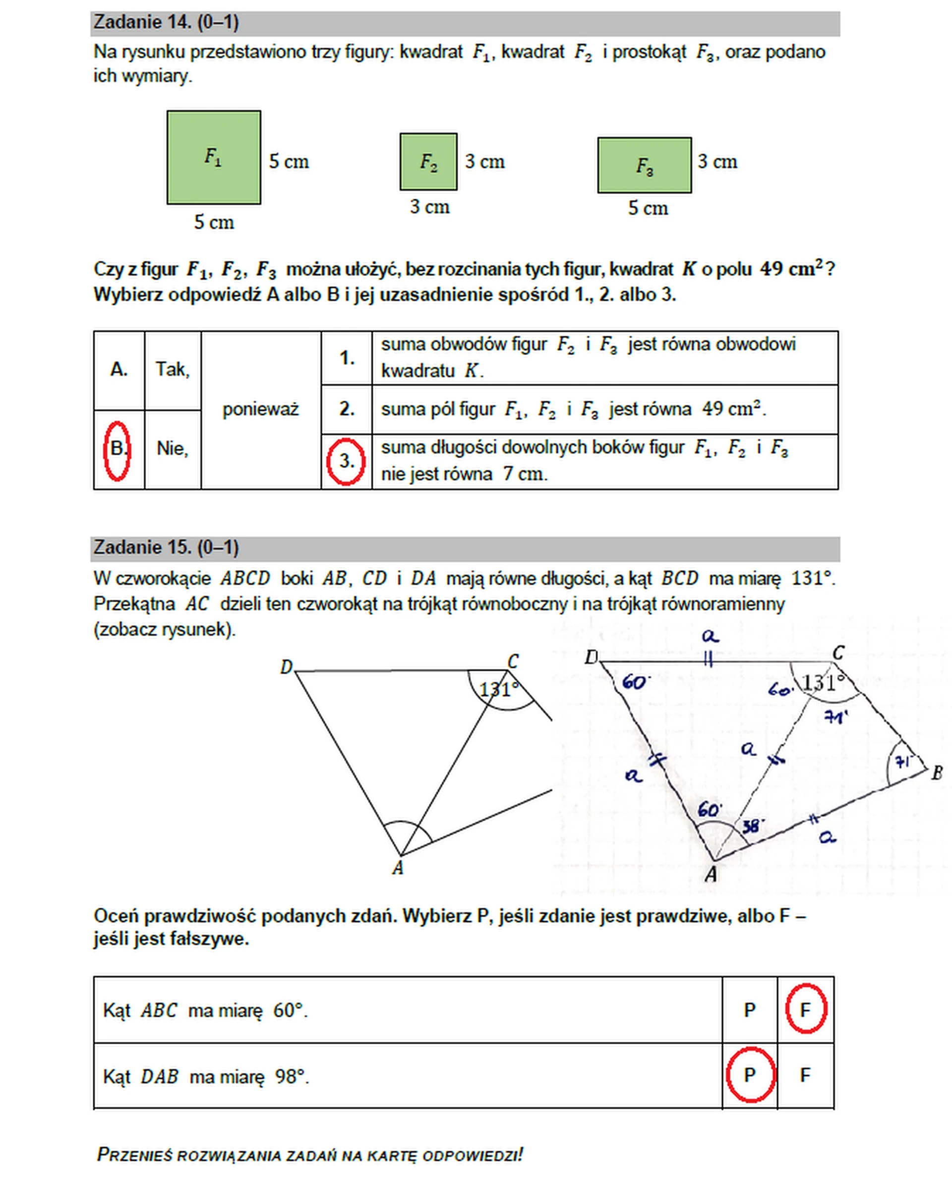 Egzamin ósmoklasisty 2023. Matematyka – strona 7