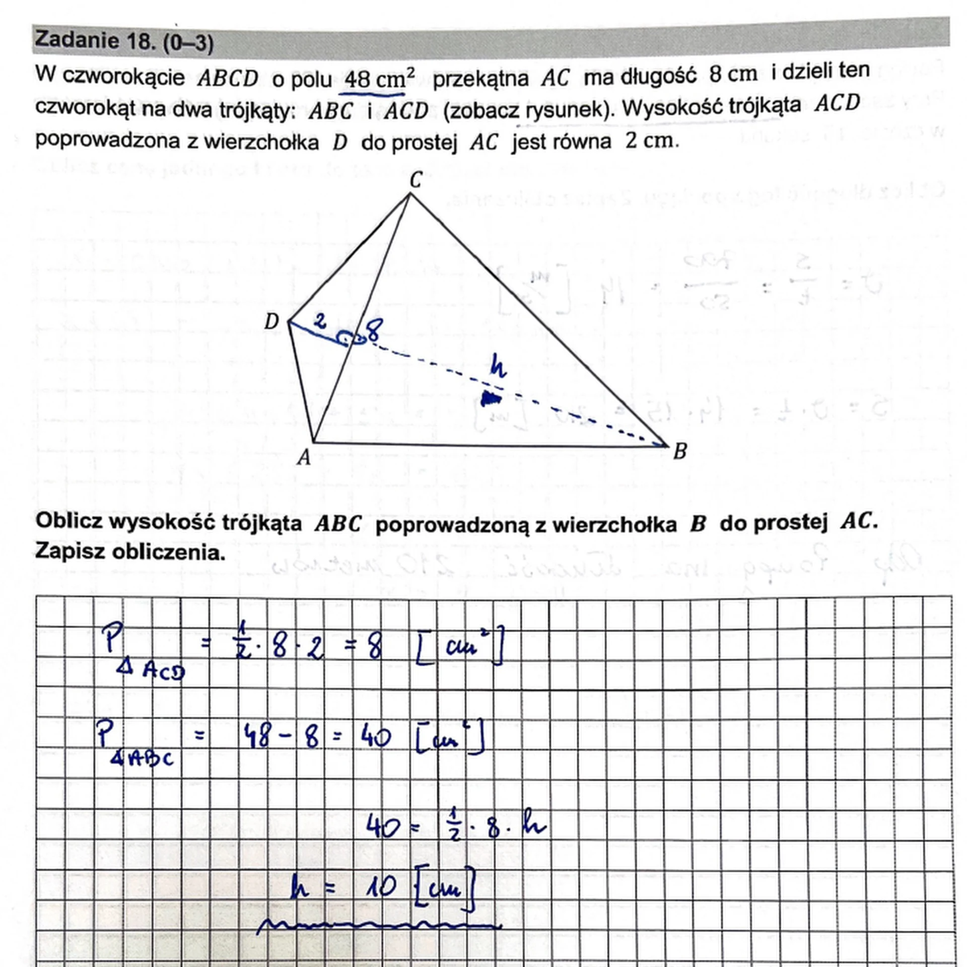 Egzamin ósmoklasisty 2023. Matematyka – strona 10