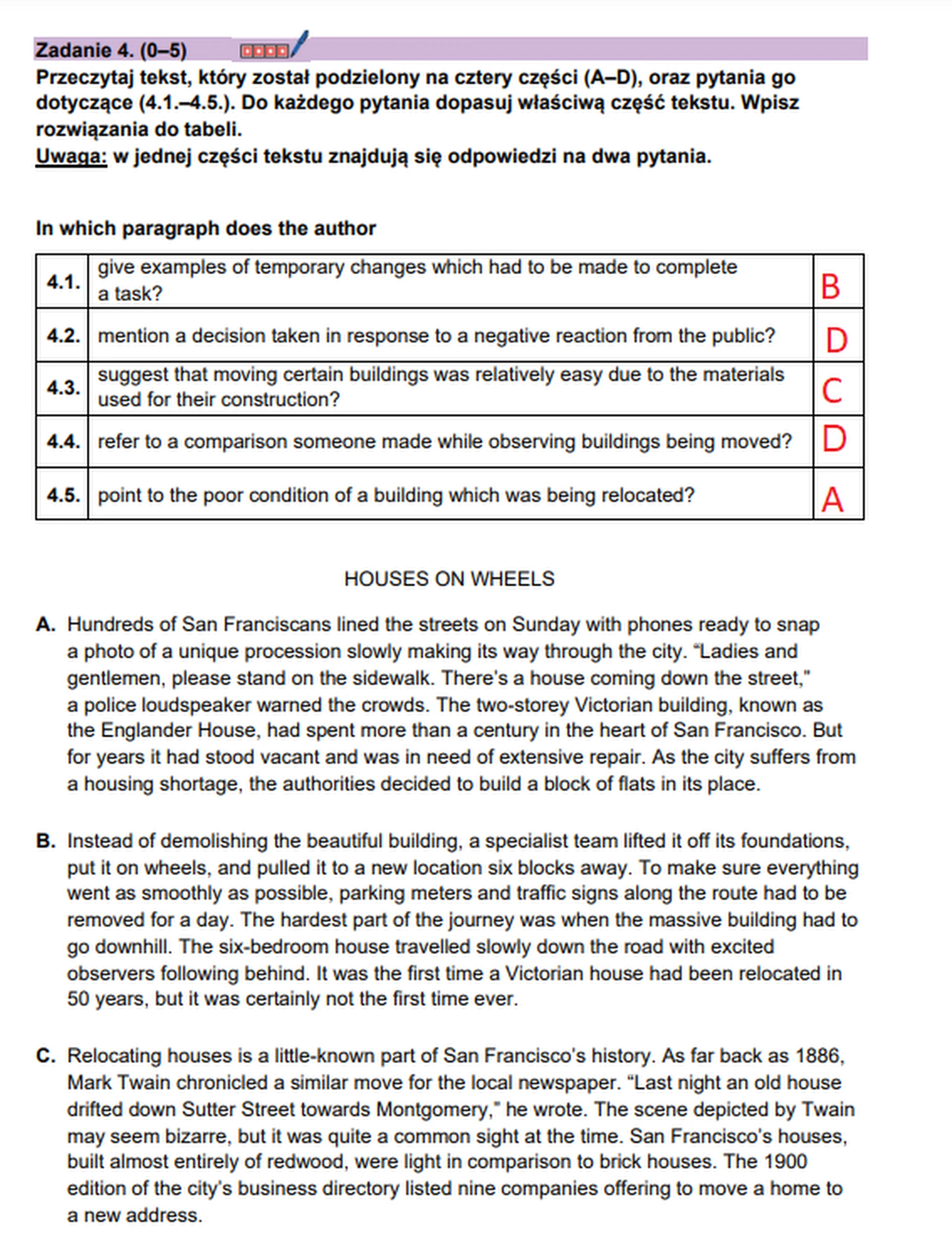 Matura maj 2024. Język angielski, poziom rozszerzony – strona 6