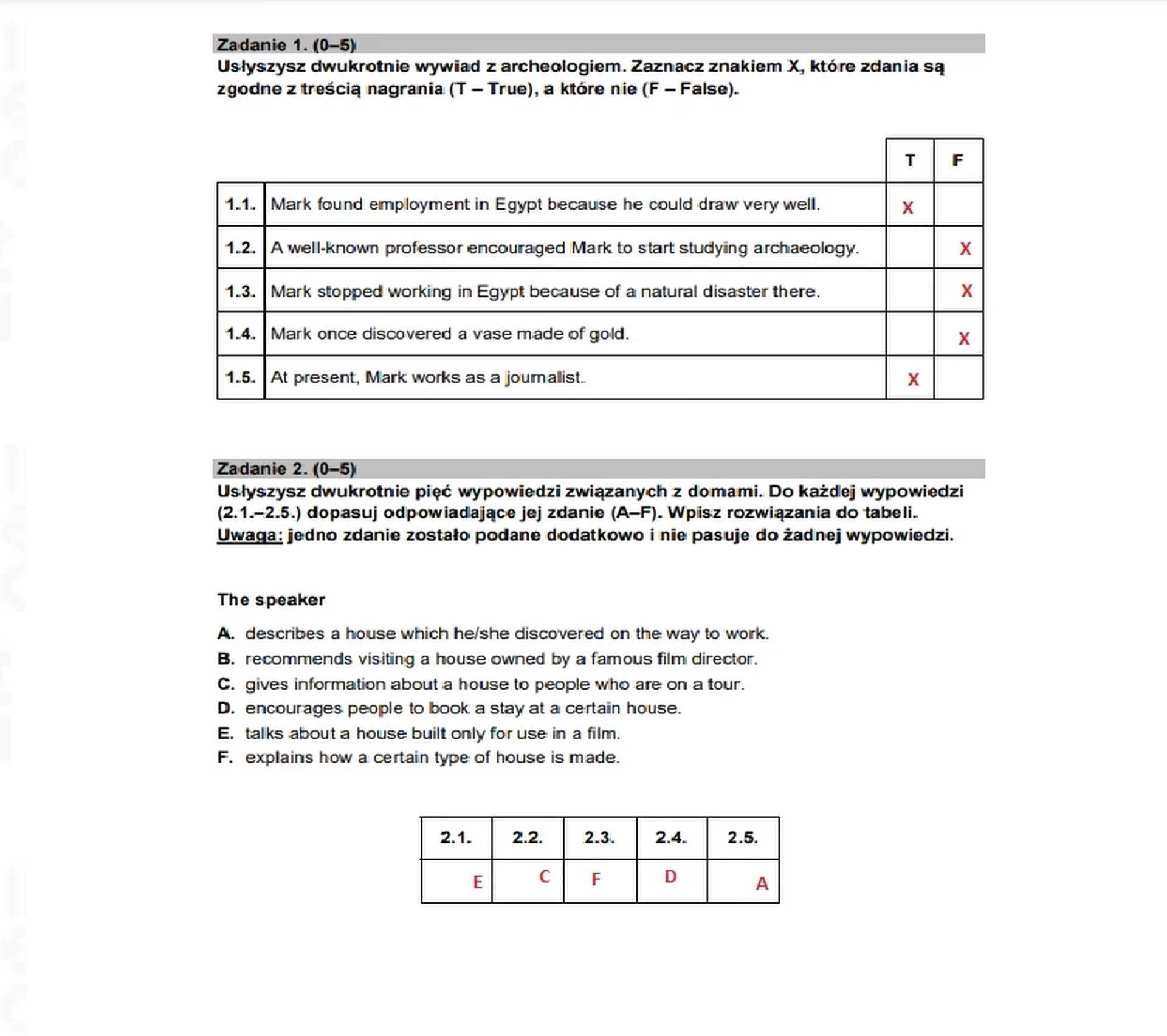 Matura maj 2023. Język angielski, poziom podstawowy – strona 2