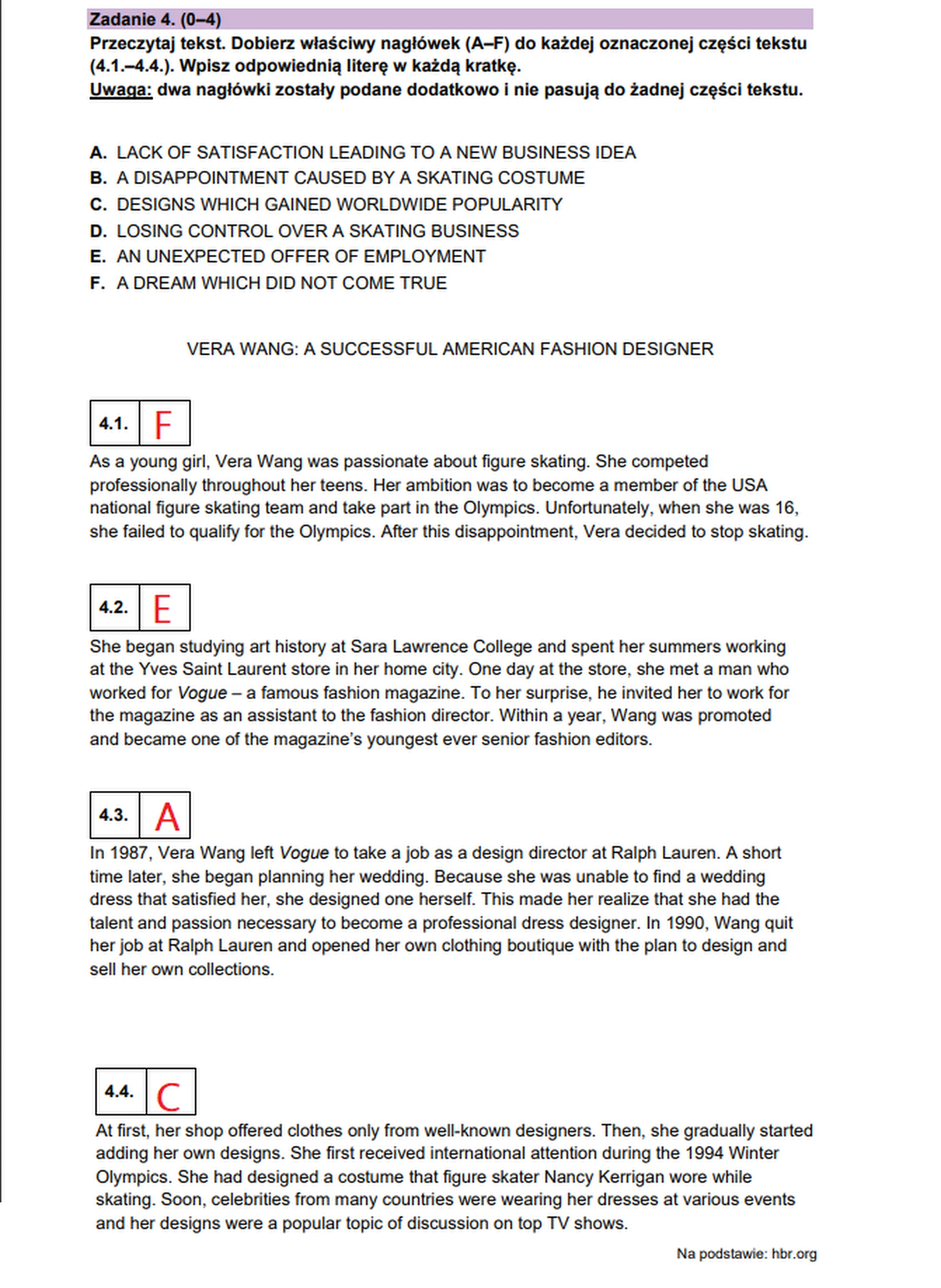 Matura maj 2023. Język angielski, poziom podstawowy – strona 4