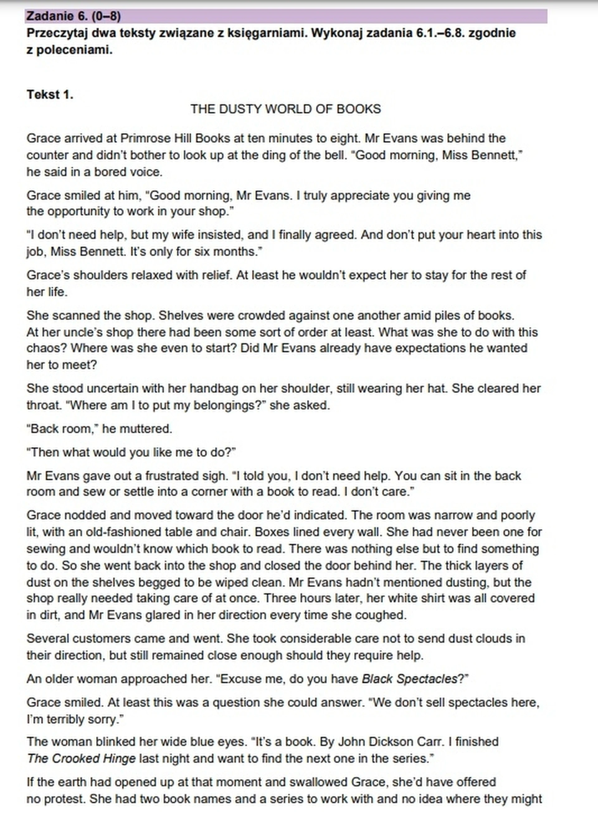 Matura maj 2024. Język angielski, poziom rozszerzony – strona 10