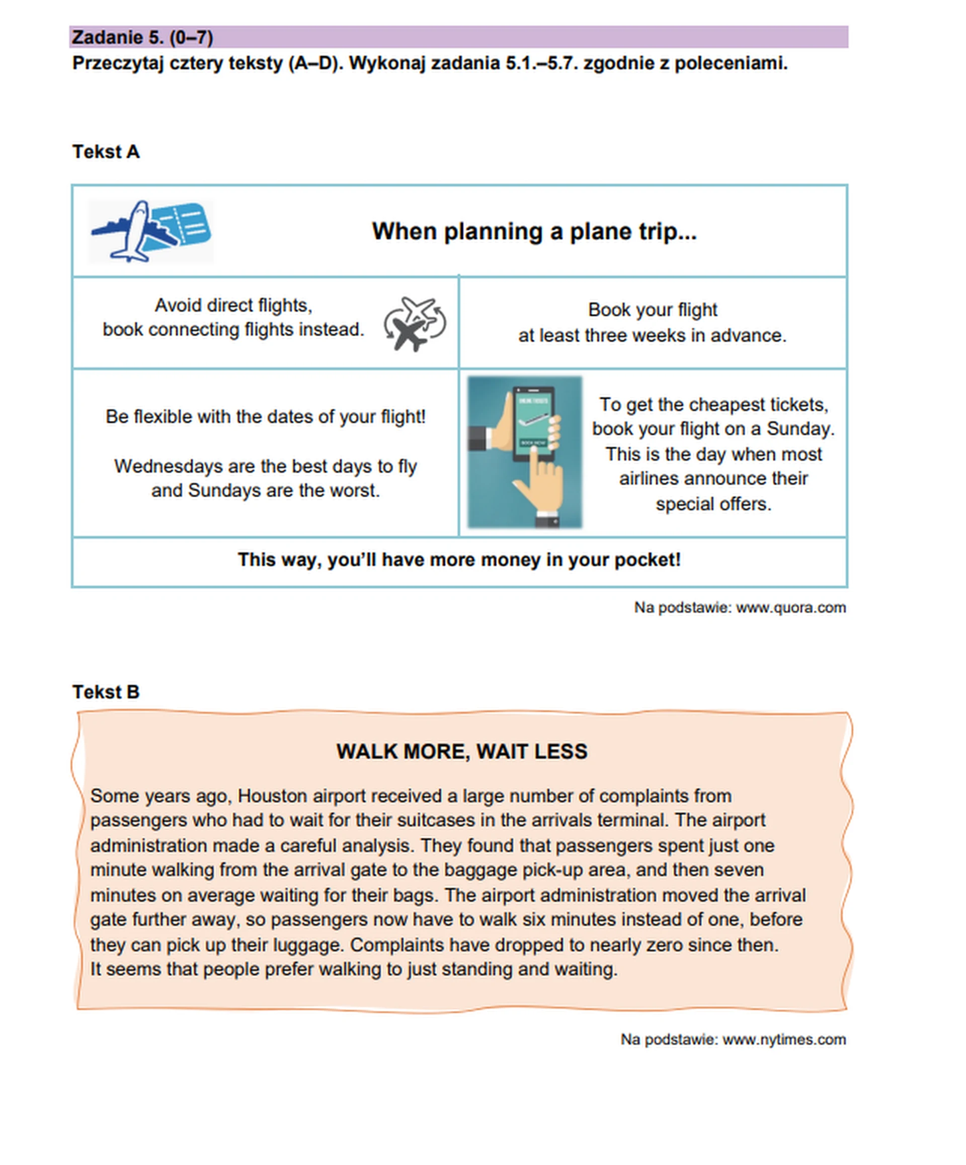 Matura maj 2023. Język angielski, poziom podstawowy – strona 5
