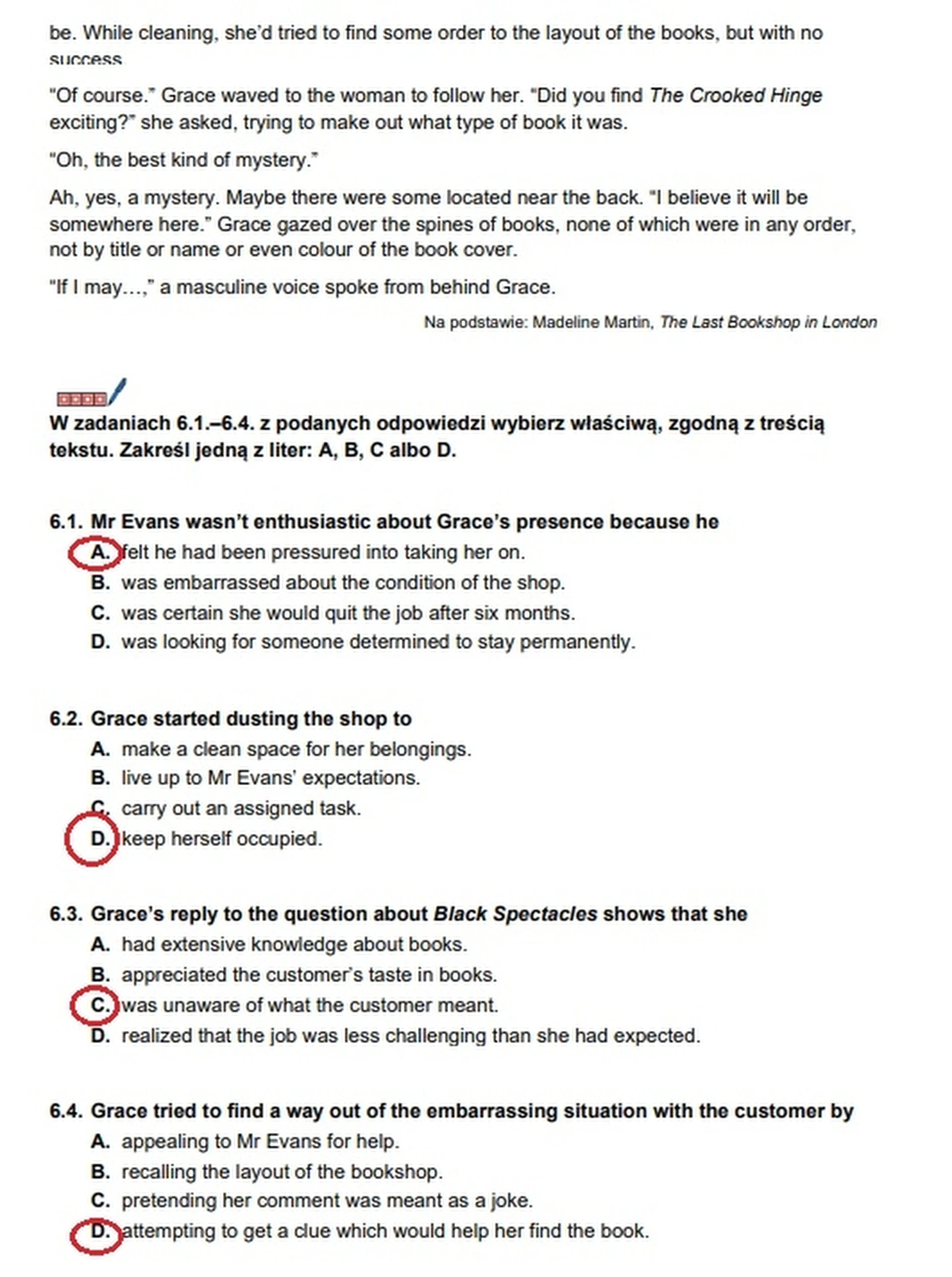 Matura maj 2024. Język angielski, poziom rozszerzony – strona 11