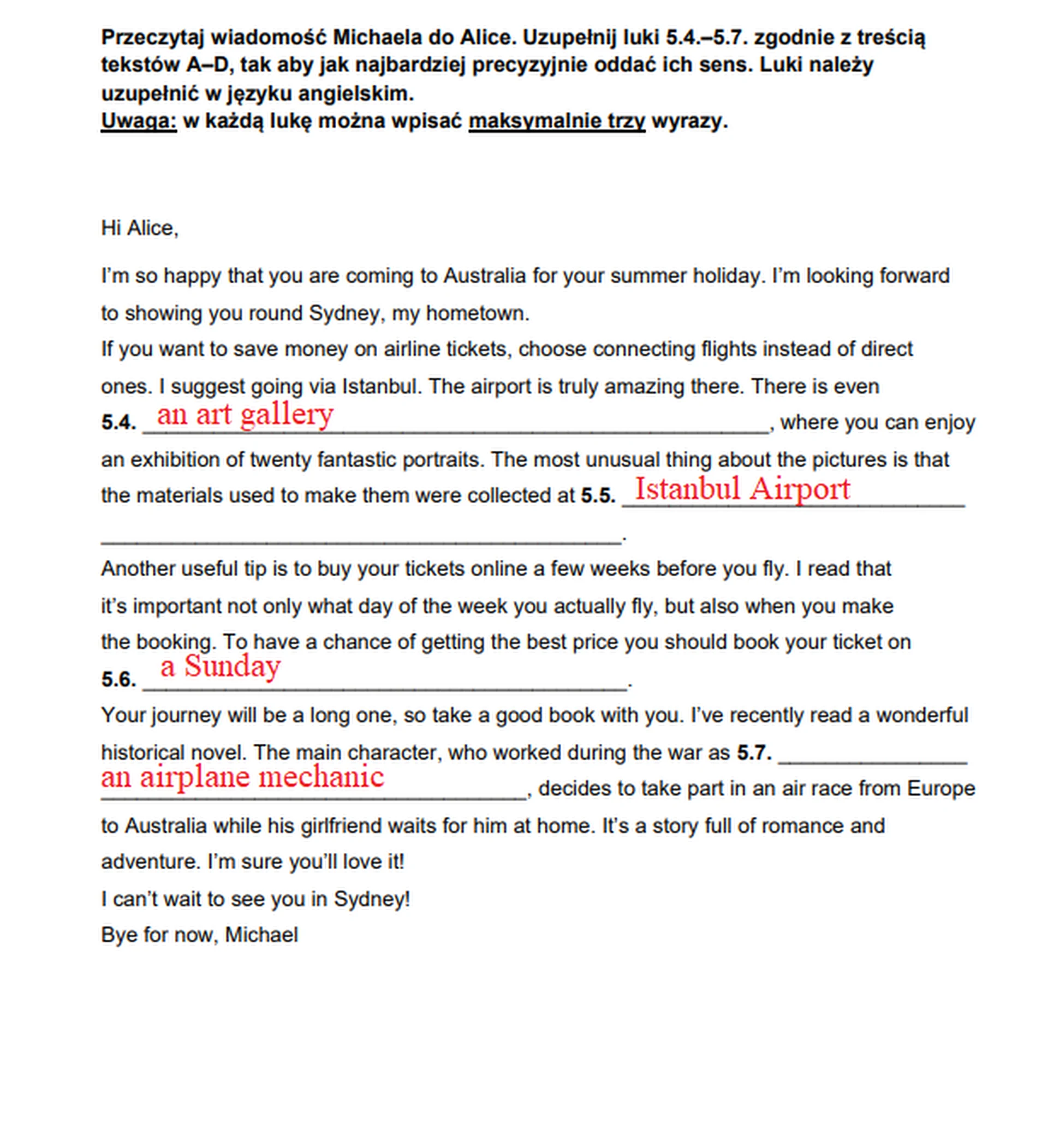 Matura maj 2023. Język angielski, poziom podstawowy – strona 8