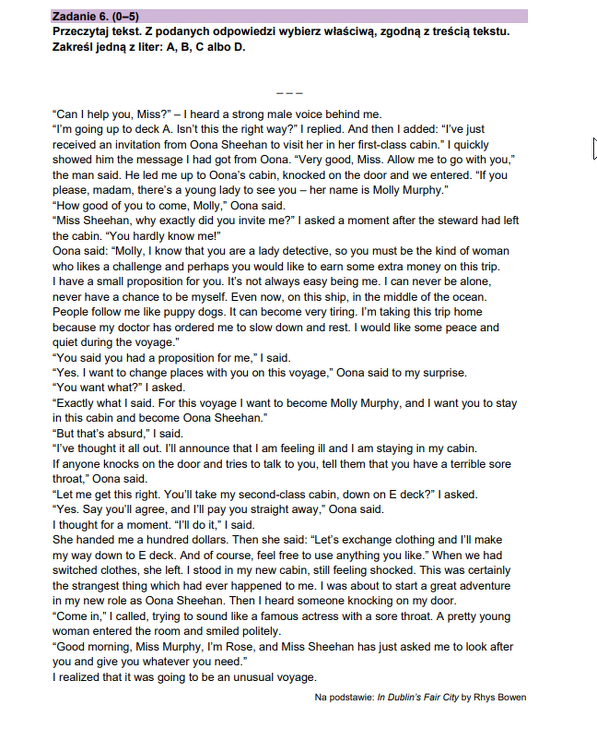 Matura maj 2023. Język angielski, poziom podstawowy – strona 9