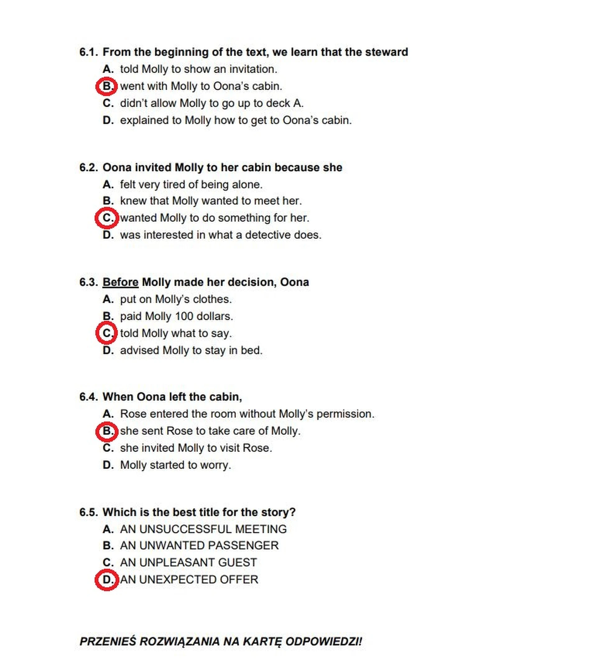 Matura maj 2023. Język angielski, poziom podstawowy – strona 10