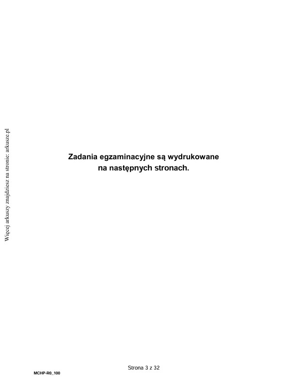 Matura próbna styczeń 2026. Chemia, poziom rozszerzony – strona 3